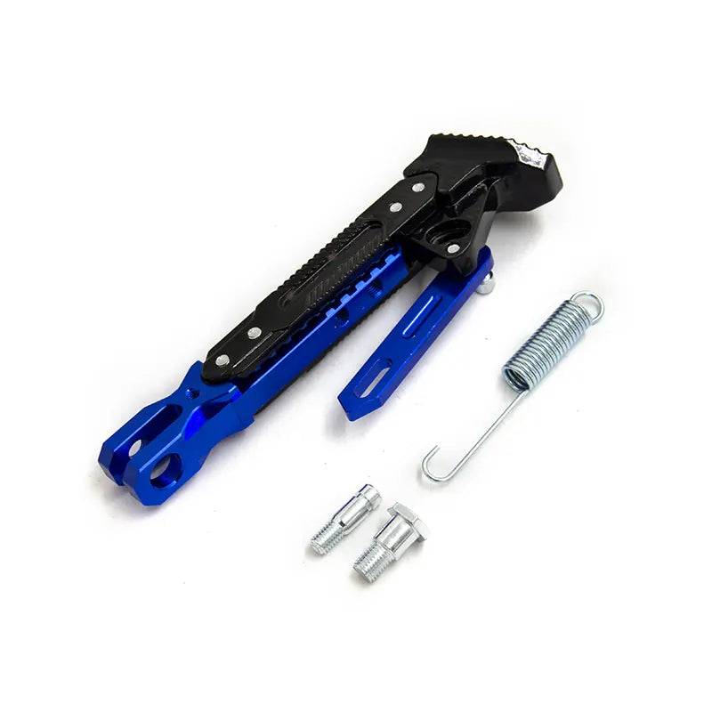 Universal Motorcycle Kickstand Accessories CNC Aluminum Alloy Adjustable Tripod Holder Kickstand Foot Side Stand Fit, product view 05
