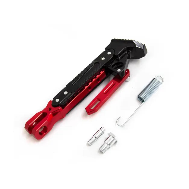 Universal Motorcycle Kickstand Accessories CNC Aluminum Alloy Adjustable Tripod Holder Kickstand Foot Side Stand Fit, product view 06