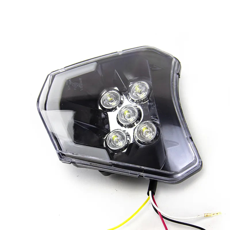 Universal Motorcycle LED Headlight for KTM EXC XC Motocross Daytime Running Light Low High Beam Night Light, product view 05