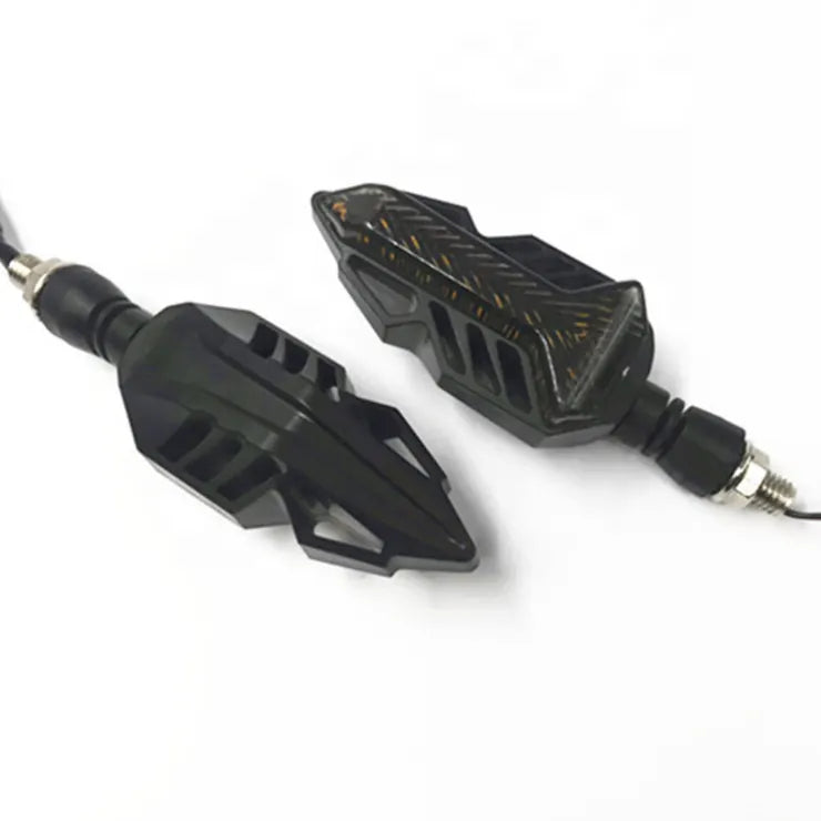 Universal Motorcycle LED Turn Signals Turn Signal Indicator Lights Blinkers Flashers Amber Color Accessories, product view 02