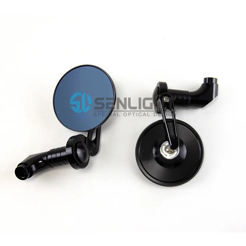 Universal Motorcycle Mirror Handlebar Round Handle Bar End Mirrors, product view 02
