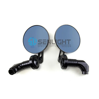 Universal Motorcycle Mirror Handlebar Round Handle Bar End Mirrors, product view 03