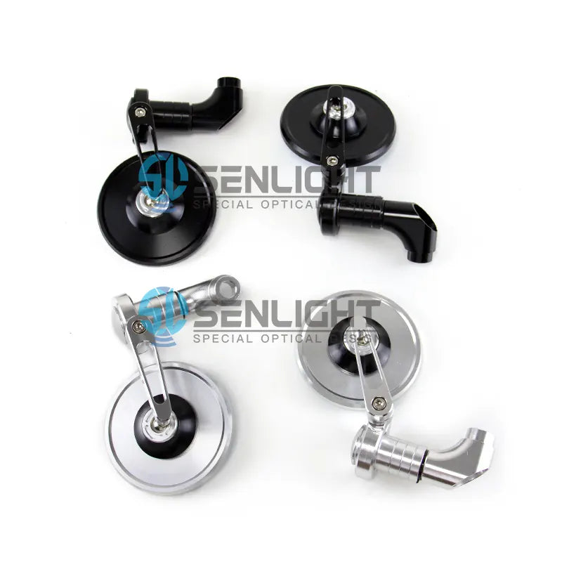 Universal Motorcycle Mirror Handlebar Round Handle Bar End Mirrors, product view 05