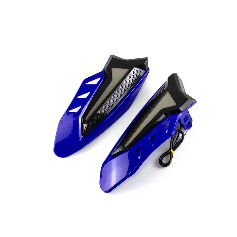 Universal Motorcycle Modification Hand Guard Off-road Vehicle Bow 12V Flowing Water Turn signal Light Seven-color, product view 06