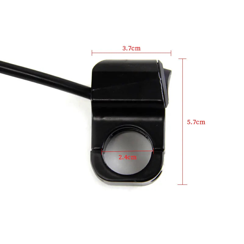 Universal Motorcycle Parts Handlebar Push Button Switch On-off Assembly Accessories, product view 02