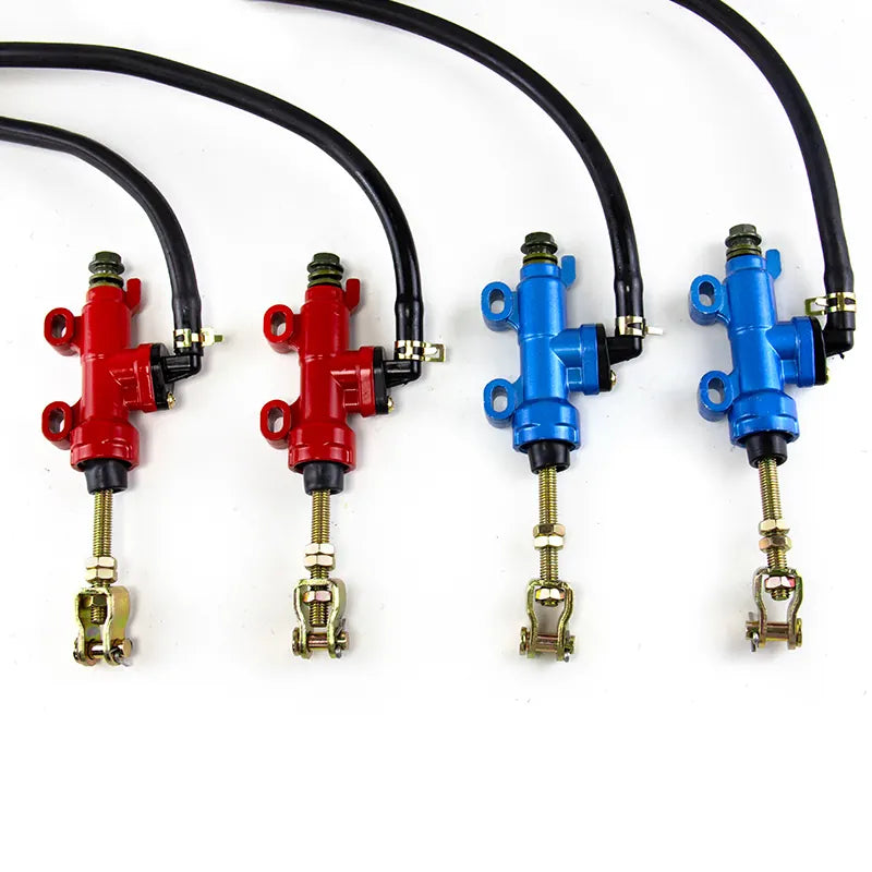 Universal Motorcycle Rear Foot Brake Main Pump Quad Dirt Hydraulic Cylinder With Fuel Tank for ATV 50-250CC, product view 01