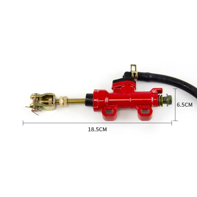 Universal Motorcycle Rear Foot Brake Main Pump Quad Dirt Hydraulic Cylinder With Fuel Tank for ATV 50-250CC, product view 02