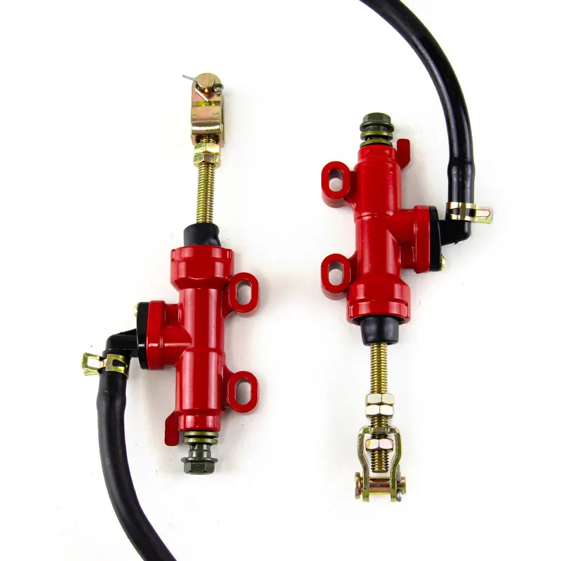 Universal Motorcycle Rear Foot Brake Main Pump Quad Dirt Hydraulic Cylinder With Fuel Tank for ATV 50-250CC, product view 04