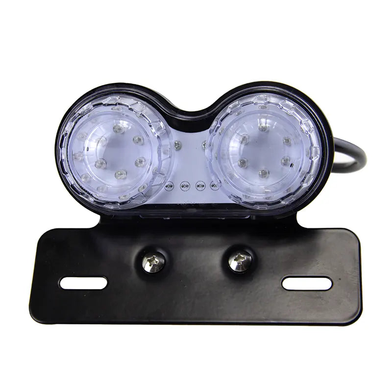 Universal Motorcycle Retro LED Tail Light for Harley Turn Signal Brake Taillight License Plate Lamp Lighting, product view 08