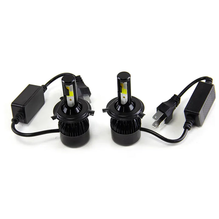 Universal Motorcycle Super Bright H4 Led Headlight Four Colors Change Front Fog Lamp Driving Bulbs Accessories, product view 01