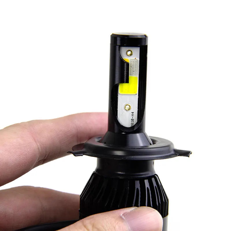 Universal Motorcycle Super Bright H4 Led Headlight Four Colors Change Front Fog Lamp Driving Bulbs Accessories, product view 04