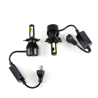 Universal Motorcycle Super Bright H4 Led Headlight Four Colors Change Front Fog Lamp Driving Bulbs Accessories, product view 05