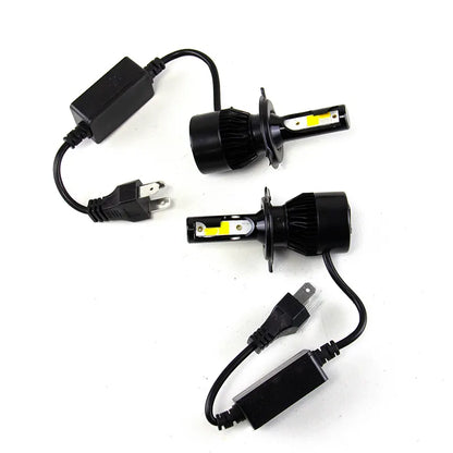 Universal Motorcycle Super Bright H4 Led Headlight Four Colors Change Front Fog Lamp Driving Bulbs Accessories, product view 06