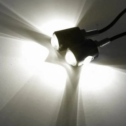 Universal Motorcycle Super Bright LED License Plate Light Reversing Eagle Eye Daytime Taillight Rear Fog Running, product view 05