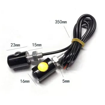 Universal Motorcycle Super Bright LED License Plate Light Reversing Eagle Eye Daytime Taillight Rear Fog Running, product view 08