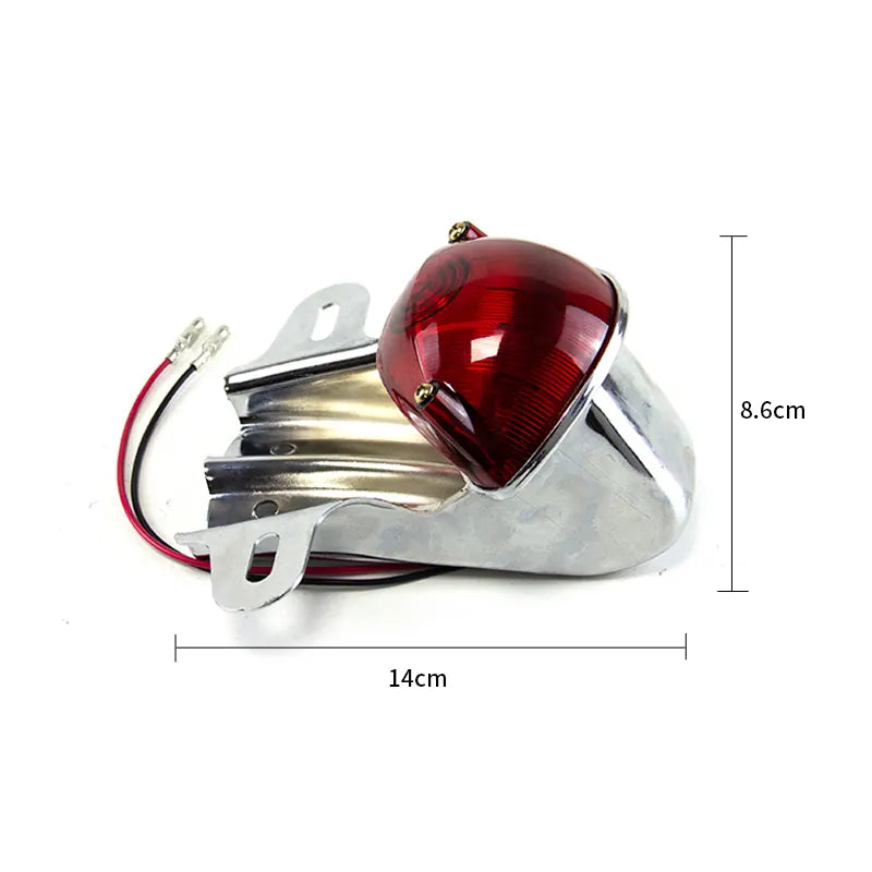 Universal Motorcycle Tail Rear Light Lamp With Bracket Taillight Motor Brake Stop Lights License Plate Light, product view 02