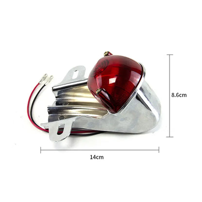 Universal Motorcycle Tail Rear Light Lamp With Bracket Taillight Motor Brake Stop Lights License Plate Light, product view 02