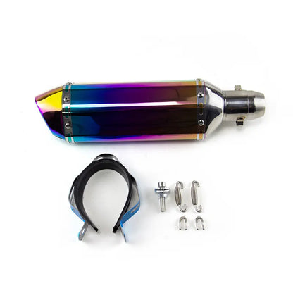 Universal Stainless Steel Motorcycle Exhaust Pipe, product view 02