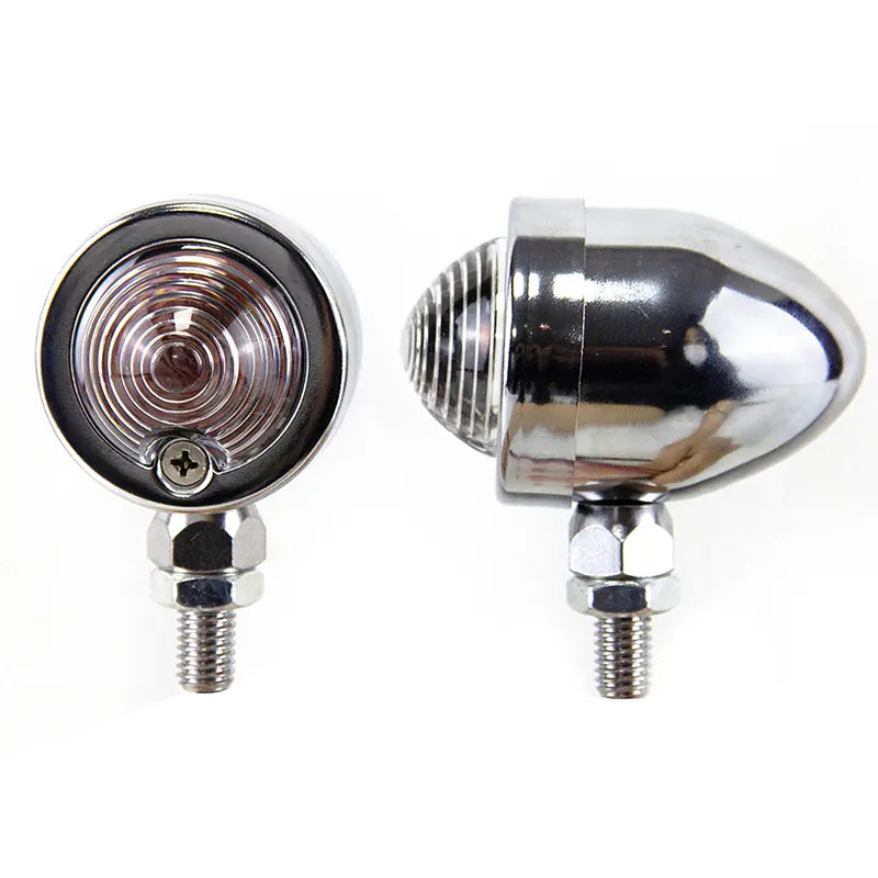 Universal Turn Signal Light for Harley Davidson Choppers Cruisers Turning Indicator Blinkers Amber Lights, product view 01