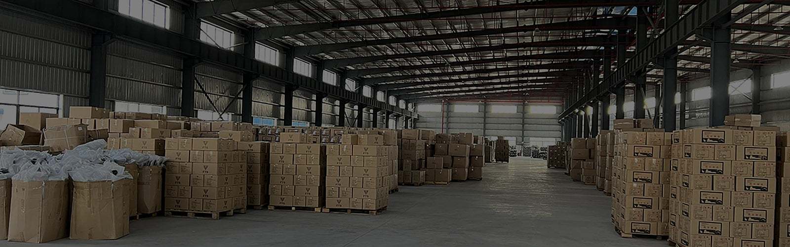 Warehouse cardboard box inventory