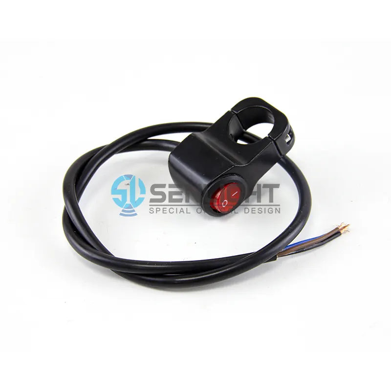 Waterproof Universal 12V Motorcycle Modification Accessory Aluminum Alloy Switch Handlebar Ignition Switchh, product view 04