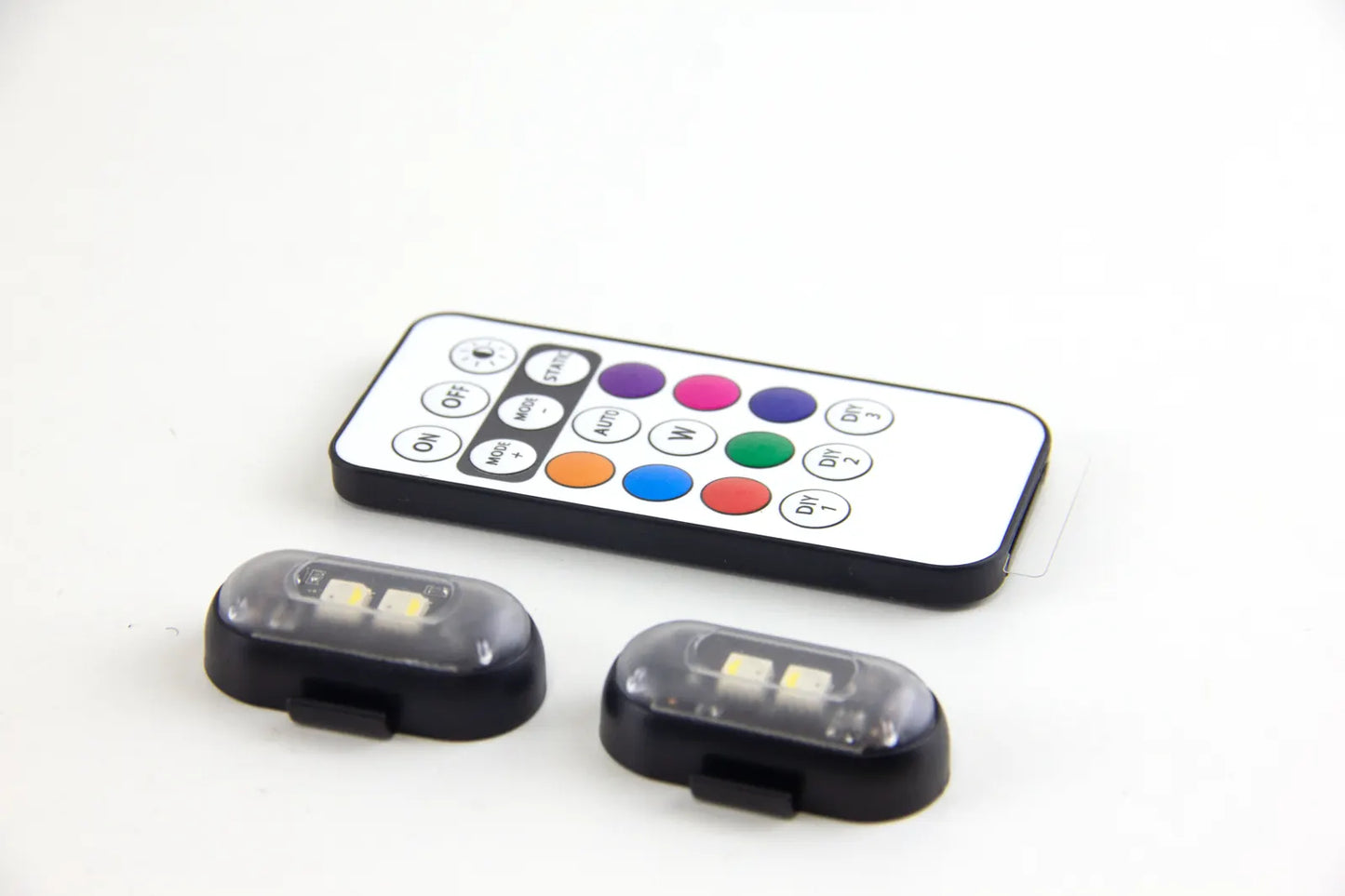 Wireless Led Strobe Light USB Rechargeable Warning Lamp for Car Motorcycle Drone Aircraft Remote Control Flashing, product view 03