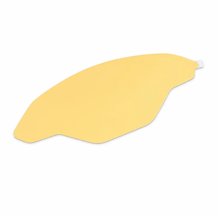 Yellow TPU instrument-cluster screen protector for Honda PCX150 2018-2019 on a white background
