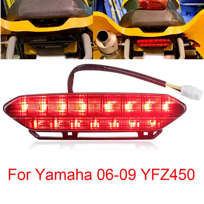 YFZ450 ATV LED Tail Light Brake Rear Light for 2006-2009 Yamaha YFZ 450 Running Spot Lamp, product view 04