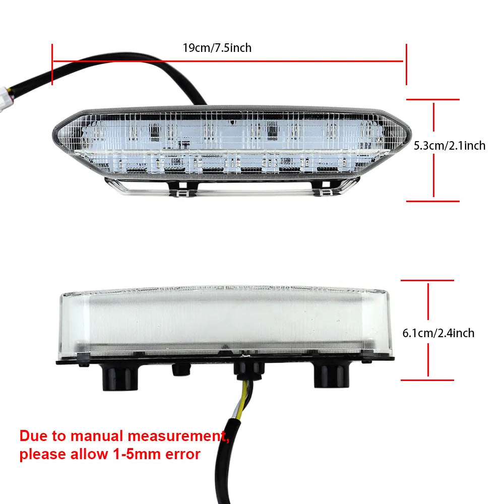 YFZ450 ATV LED Tail Light Brake Rear Light for 2006-2009 Yamaha YFZ 450 Running Spot Lamp, product view 05