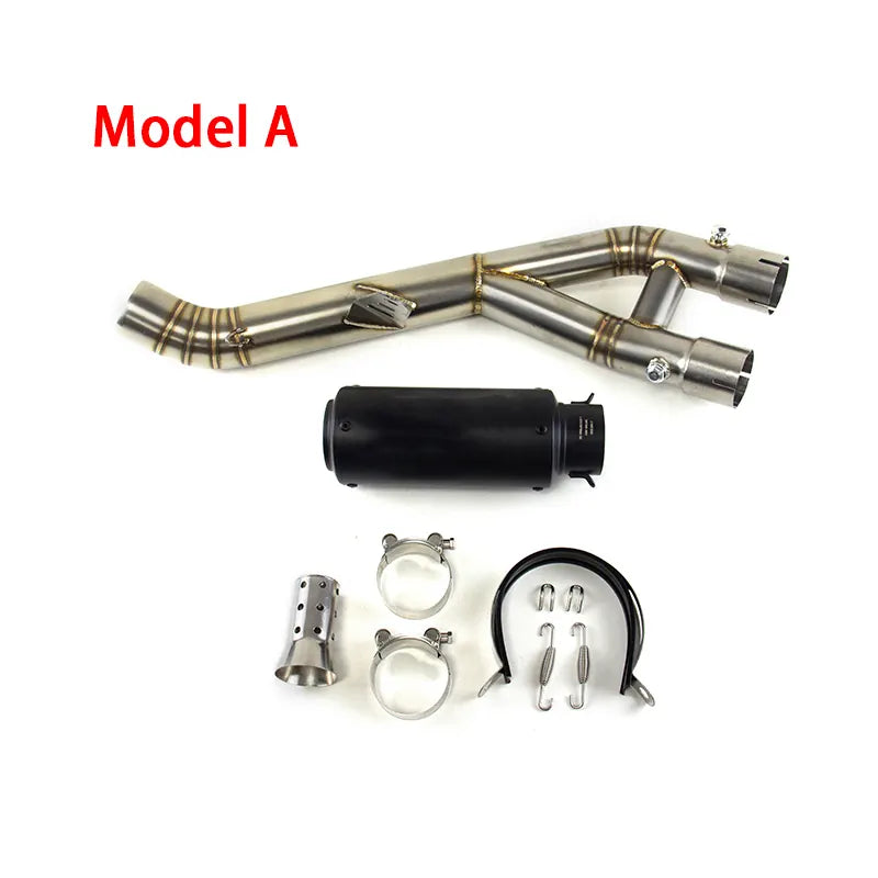 YZF R1 2015-2024 for Yamaha MT-10 Exhaust Link Pipe Muffler Tips Slip on System, product view 03