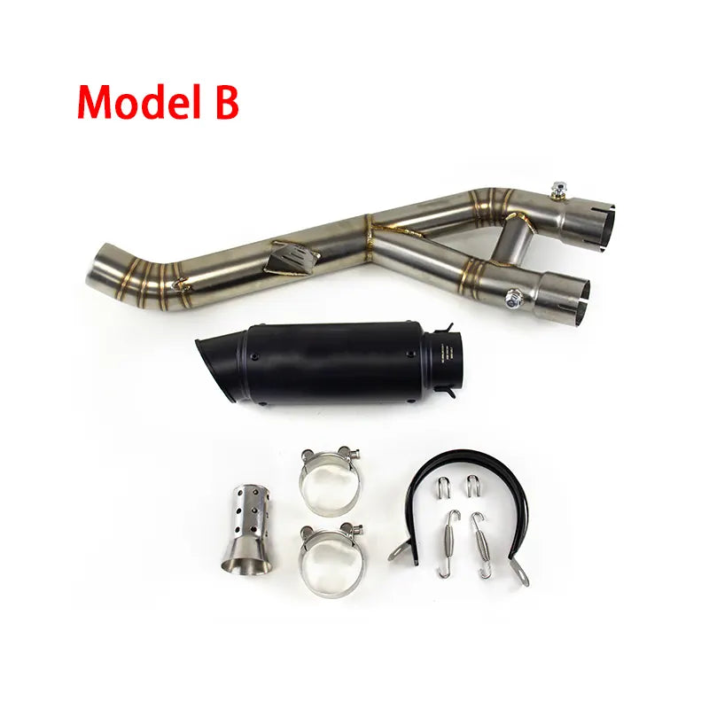 YZF R1 2015-2024 for Yamaha MT-10 Exhaust Link Pipe Muffler Tips Slip on System, product view 04