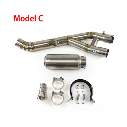 YZF R1 2015-2024 for Yamaha MT-10 Exhaust Link Pipe Muffler Tips Slip on System, product view 05