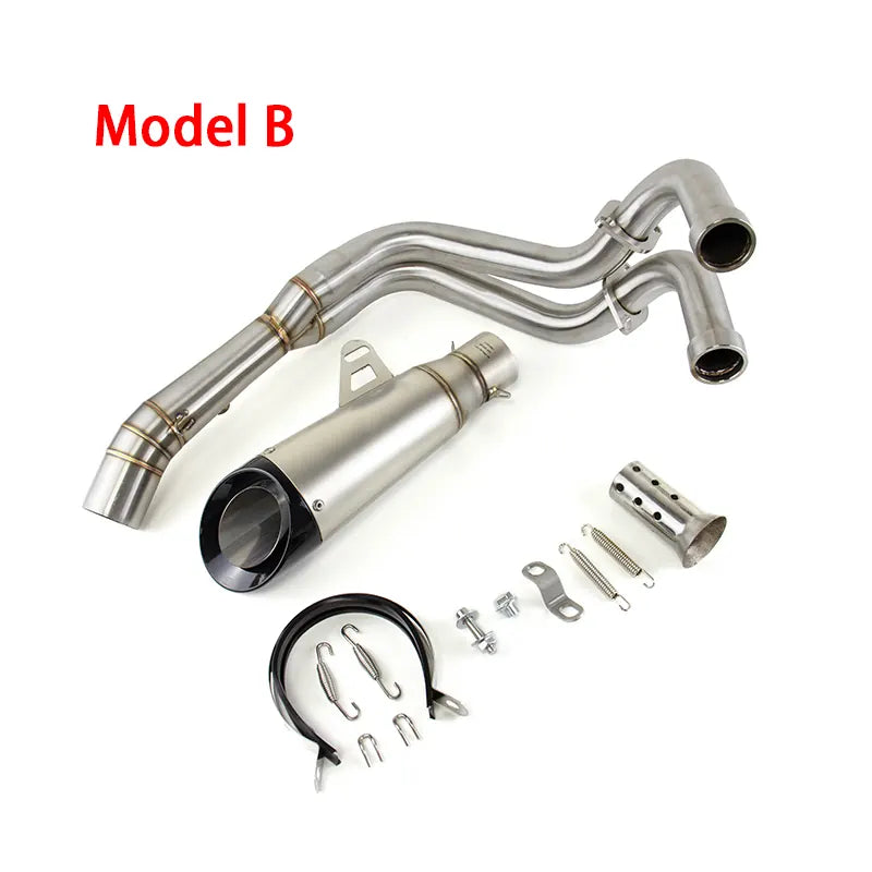 YZF R7 2021-2025 for Yamaha MT-07 Whole System Exhaust Header Pipe Muffler Tips, product view 02