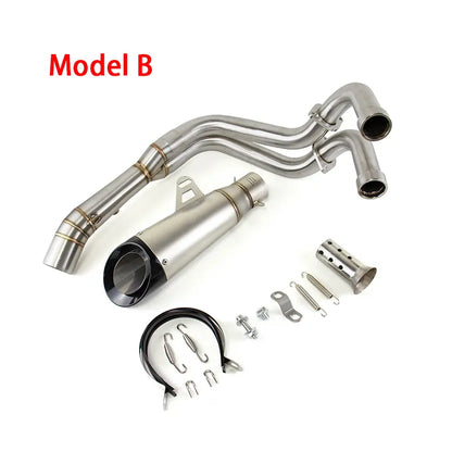 YZF R7 2021-2025 for Yamaha MT-07 Whole System Exhaust Header Pipe Muffler Tips, product view 02