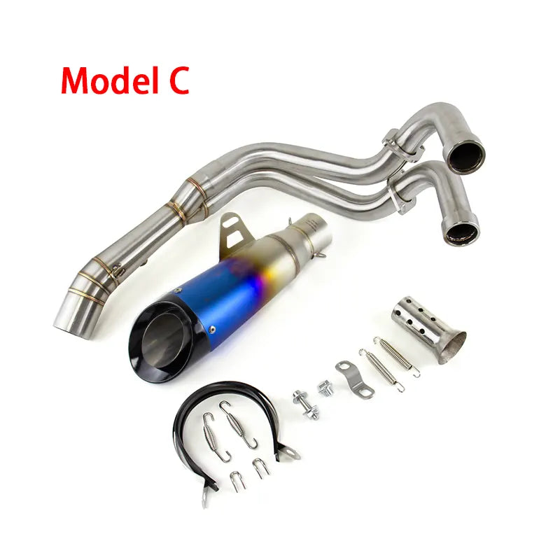 YZF R7 2021-2025 for Yamaha MT-07 Whole System Exhaust Header Pipe Muffler Tips, product view 03