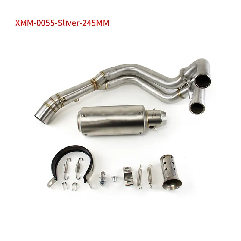 YZF R7 2021-2025 for Yamaha MT-07 Whole System Exhaust Header Pipe Muffler Tips, product view 03