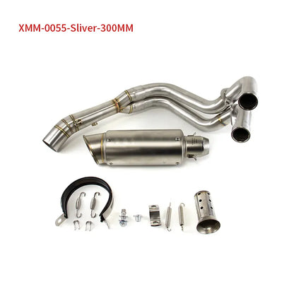 YZF R7 2021-2025 for Yamaha MT-07 Whole System Exhaust Header Pipe Muffler Tips, product view 04