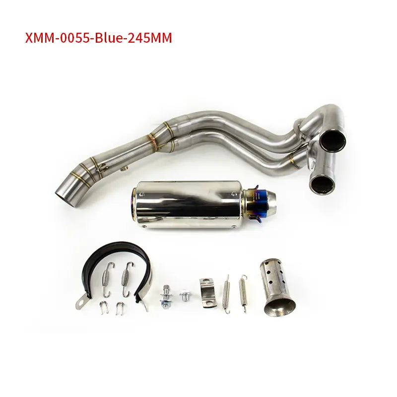 YZF R7 2021-2025 for Yamaha MT-07 Whole System Exhaust Header Pipe Muffler Tips, product view 05