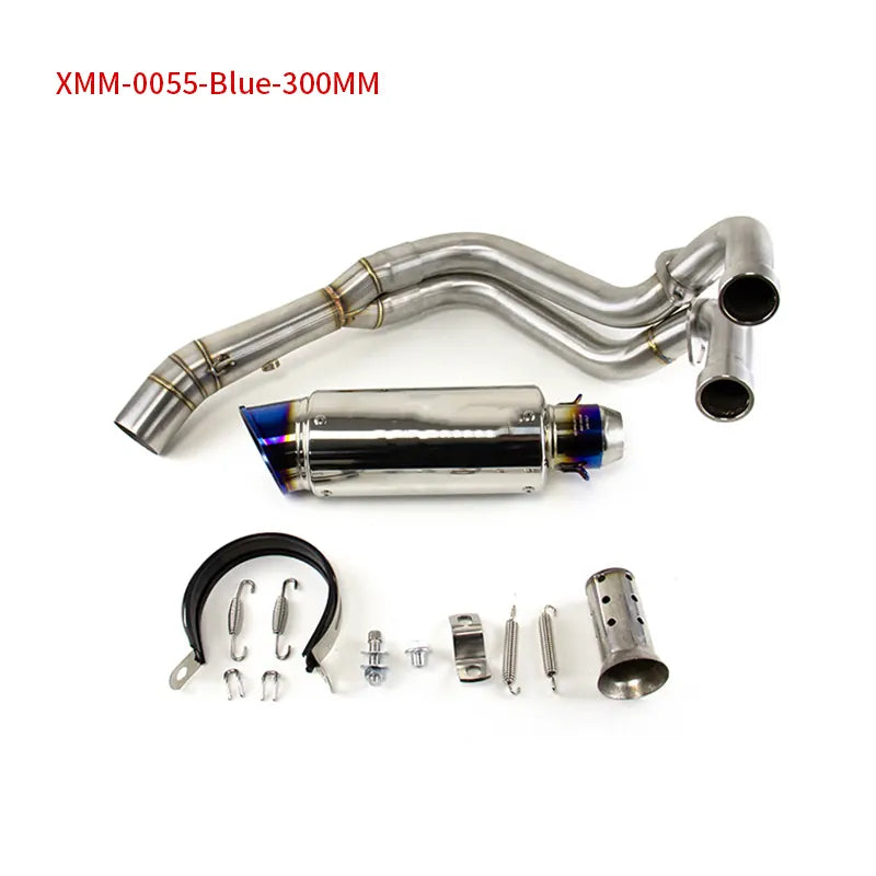 YZF R7 2021-2025 for Yamaha MT-07 Whole System Exhaust Header Pipe Muffler Tips, product view 06