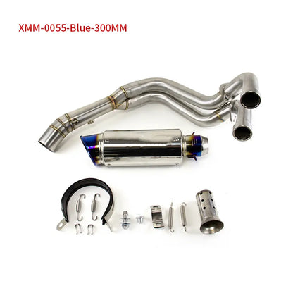 YZF R7 2021-2025 for Yamaha MT-07 Whole System Exhaust Header Pipe Muffler Tips, product view 06