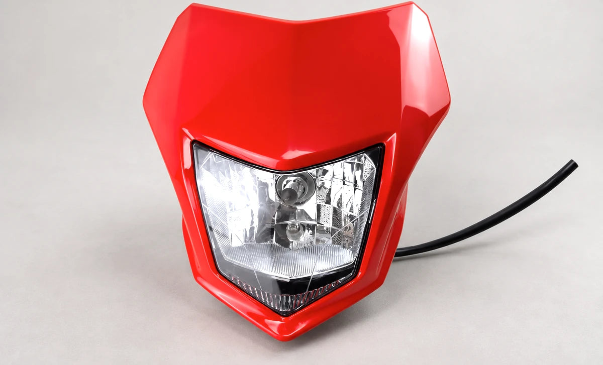 Real catalog dual-sport lighting product photographed on a bright studio background