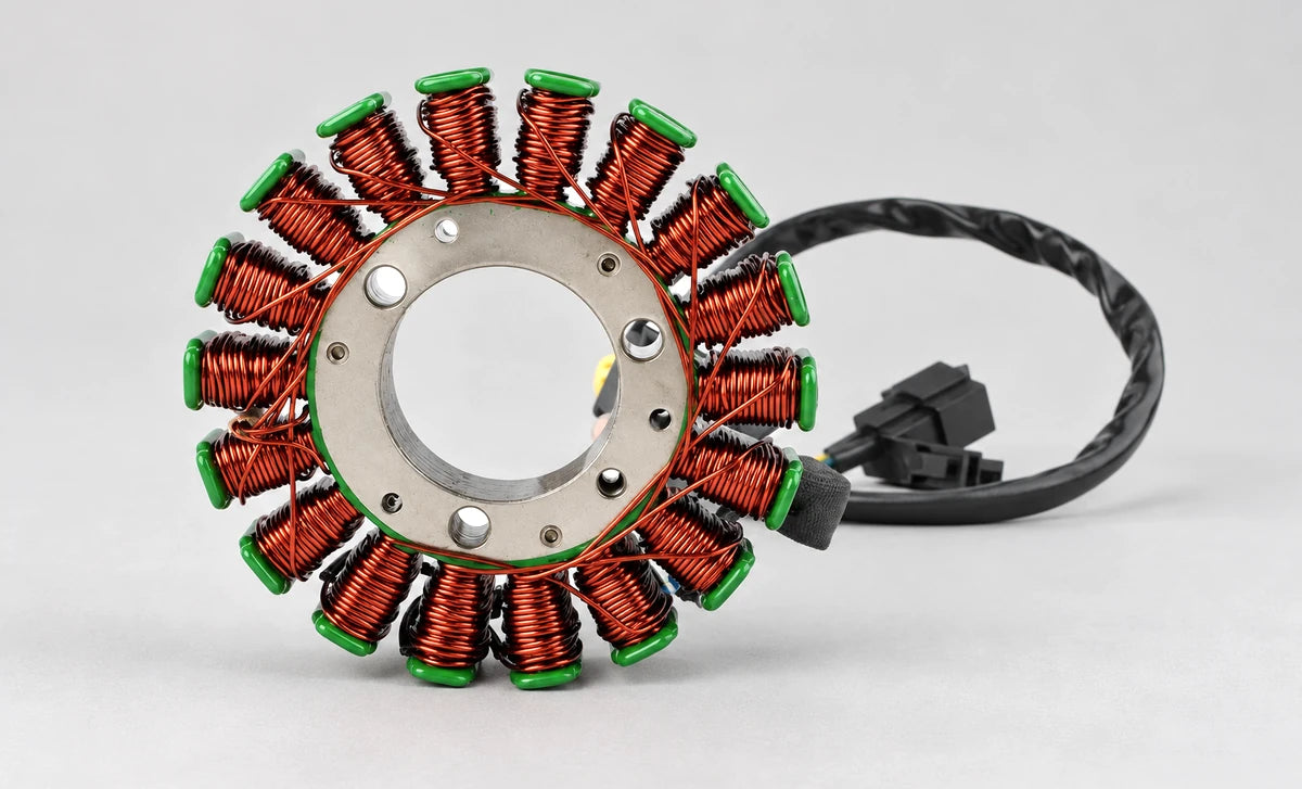 Real catalog electrical components product photographed on a bright studio background