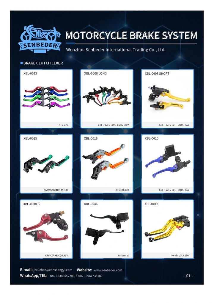 Brake & Clutch Levers catalog cover