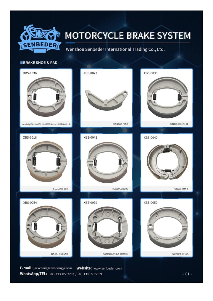 Brake Pads & Shoes catalog cover