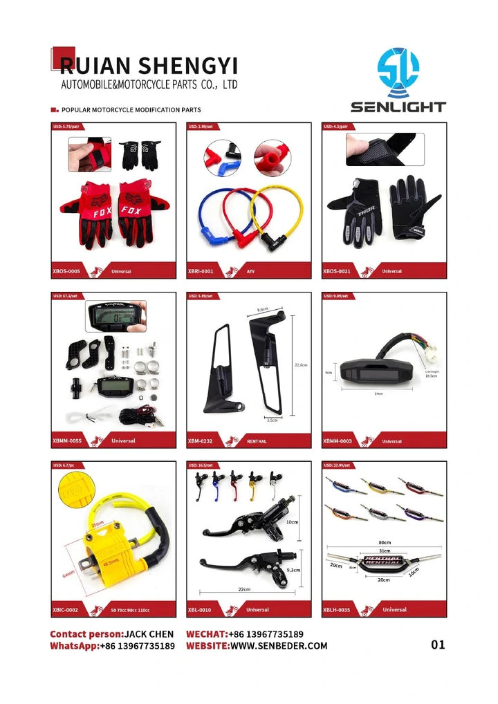 Costa Rica Motorcycle Parts catalog cover