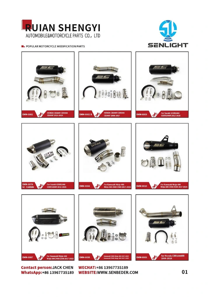 Motorcycle Exhaust Full Systems catalog cover
