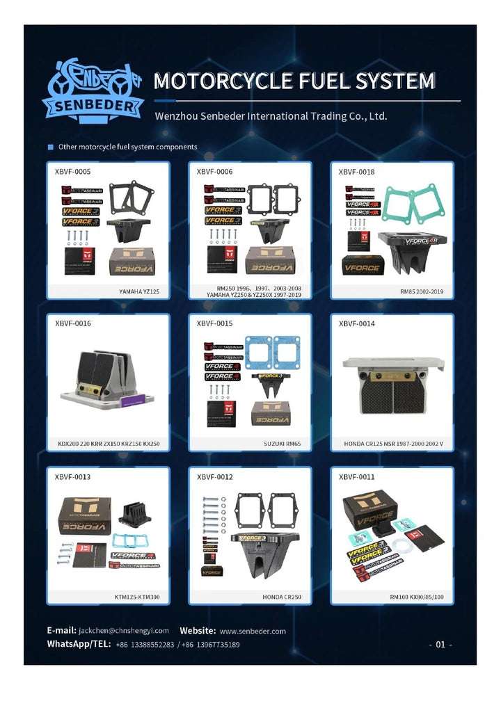 Motorcycle Fuel System Components catalog cover