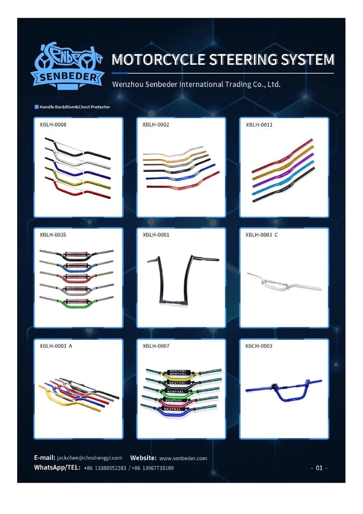 Handlebars, Risers & Protectors catalog cover
