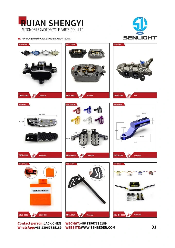 Indonesia Motorcycle Parts catalog cover