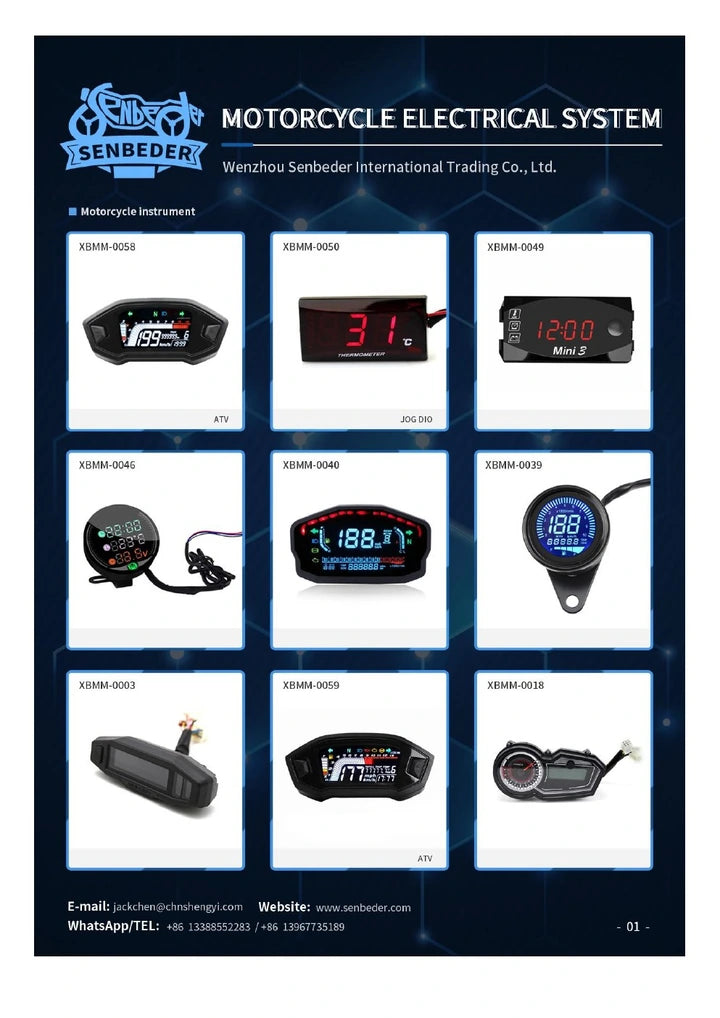 Motorcycle Instruments & Gauges catalog cover